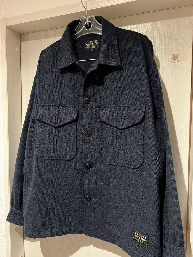 PENDLETON アーバンリサーチ別注　CPO ネイビーブラック　サイズL