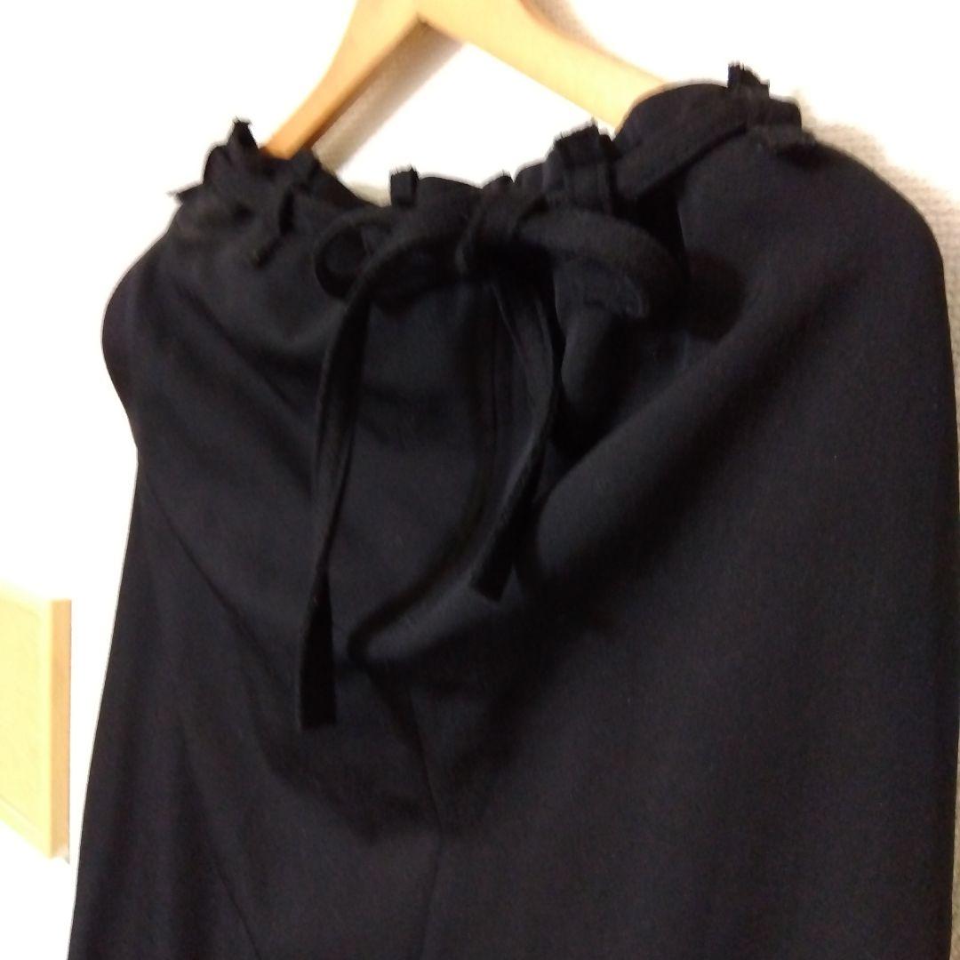スカートYOHJI YAMAMOTO斬新デザイン BLACKWOOL100未使用