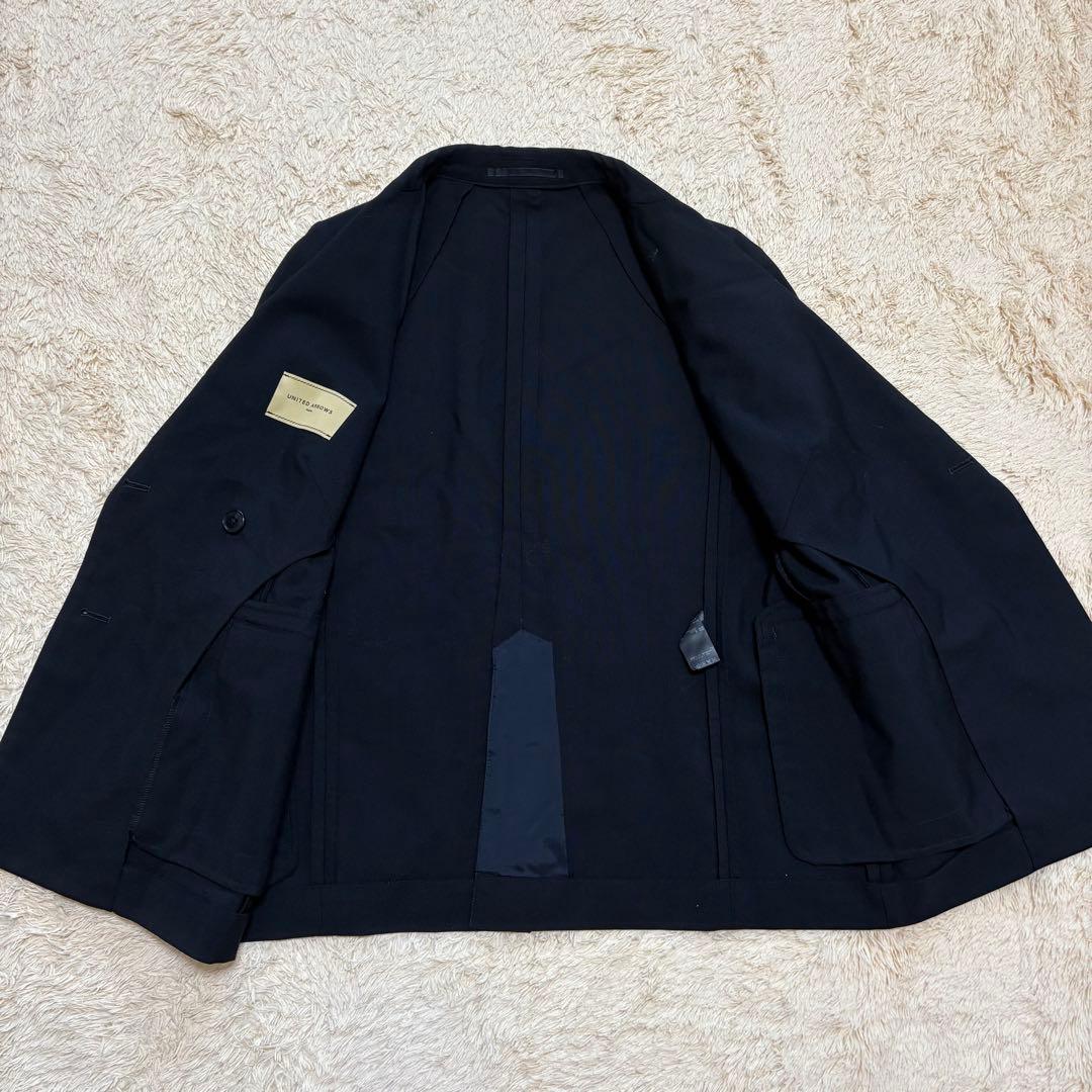 【レア】ユナイテッドアローズ 紺ブレ 金ボタン ダブル ネイビー ジャケット