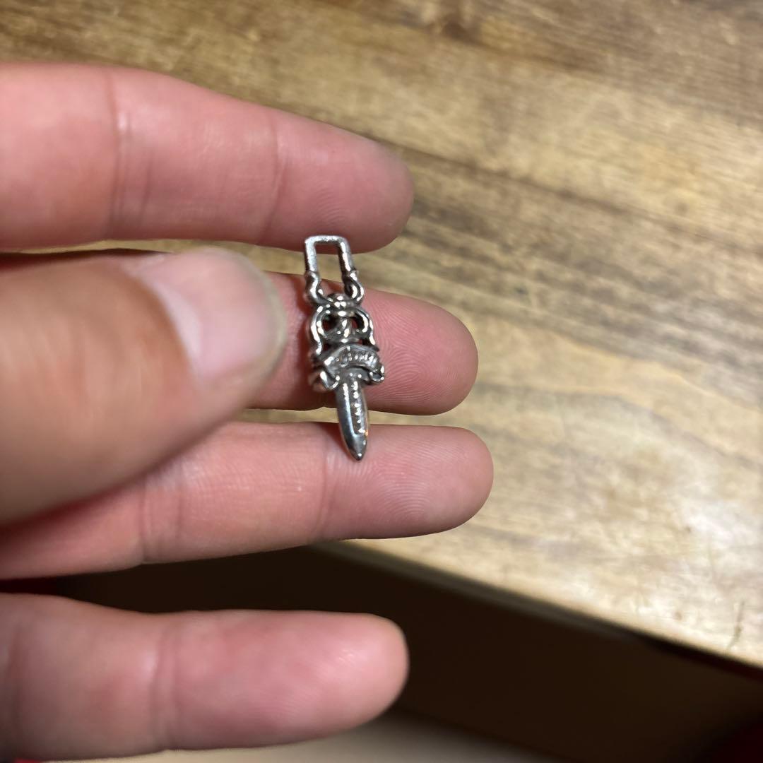 クロムハーツ☆正規品☆ スモールCHクロス　キーリングWithダガー☆ダガー☆