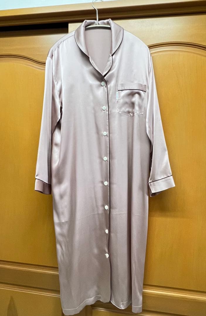 【未使用品】ワコール 睡眠科学 シルクワンピース ピンク パジャマ ネグリジェ