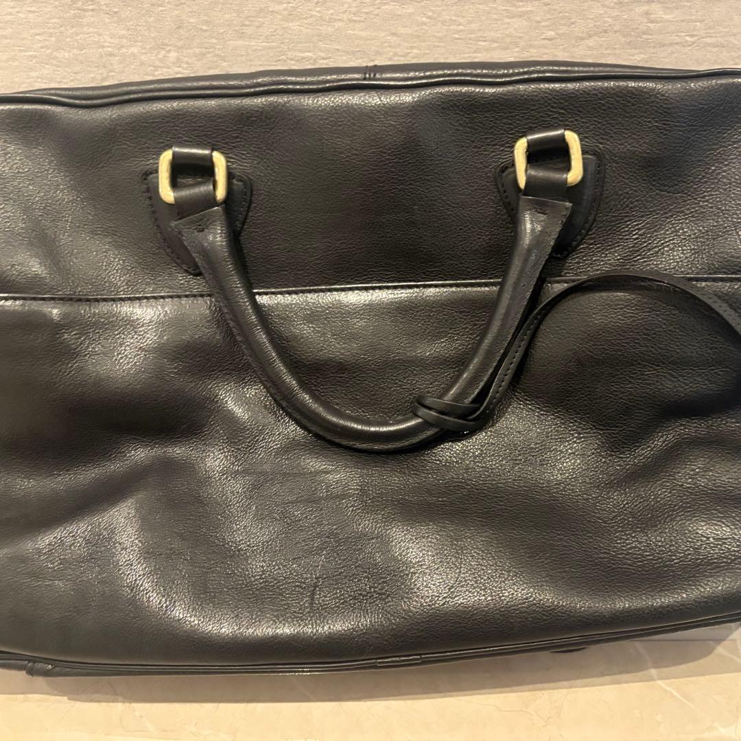 GANZO ブラック ボストンバッグ　2WAY ショルダーバッグ