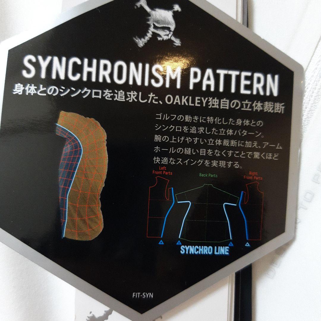 新品　オークリーゴルフ　メンズウエア　高機能ストレッチ長袖モックネックシャツ