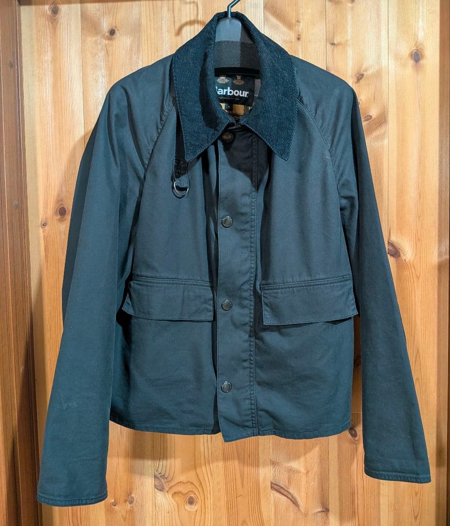 【極美品】Barbour SPEY ダックコットン ショートブルゾン Mサイズ