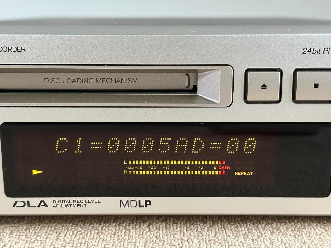 ONKYO オンキョー　MD-105TX　MDレコーダー　中古動作確認済