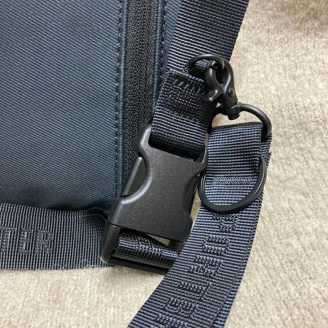 【美品】PORTER フロント ブラック ボディバッグ ショルダーバッグ