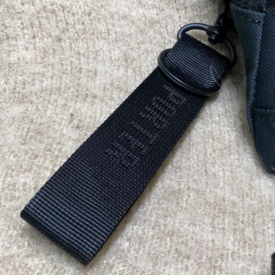 【美品】PORTER フロント ブラック ボディバッグ ショルダーバッグ