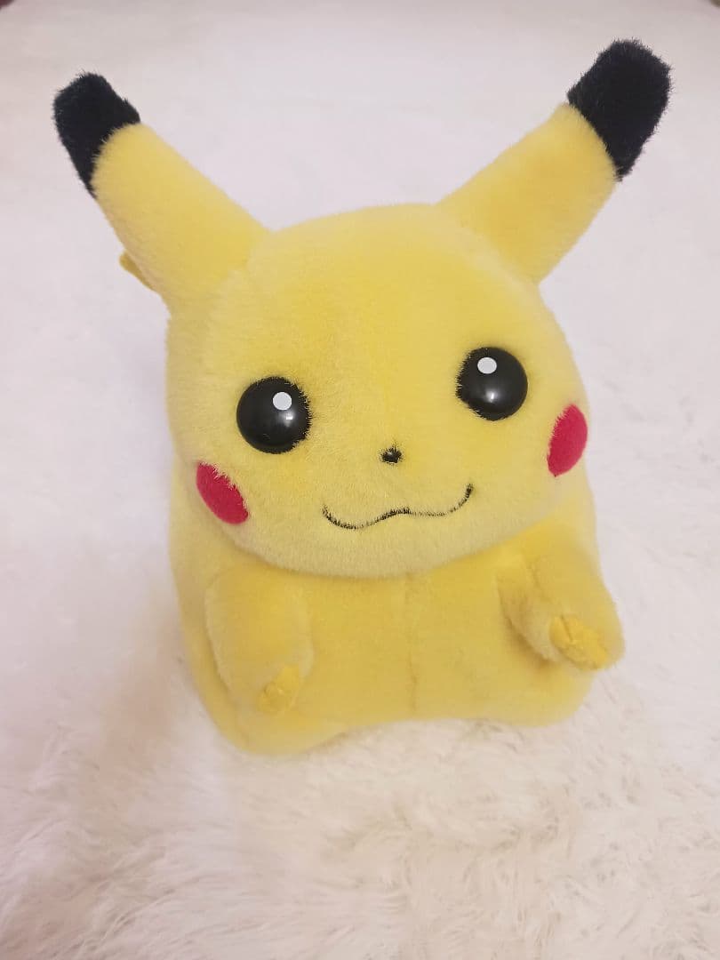 【美品】ポケモン　ピカチュウ ぬいぐるみ　当時物・初期　TOMY　23.5センチ