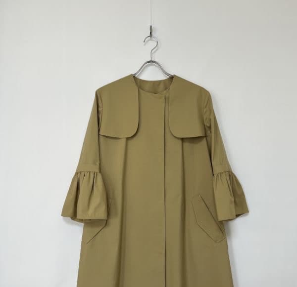 23区　サイズ38 【23区 lab.】TCストレッチ袖ギャザー トレンチコート