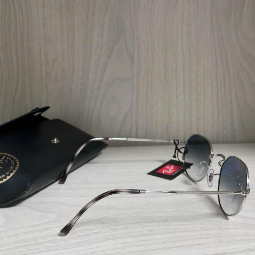 【レイバン】RB3565 JACK サングラス シルバー ブルー 美品