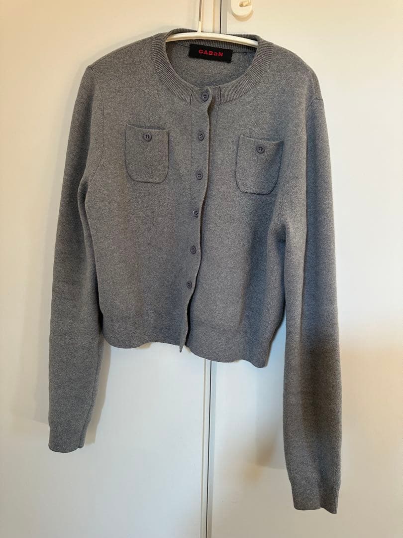本日取下げ！caban カーディガン　XS グレー　正規品