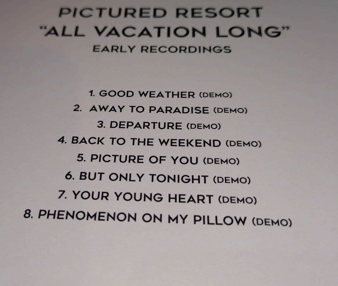 邦楽 PICTURED RESORT ALL VACATION LONG DEMO