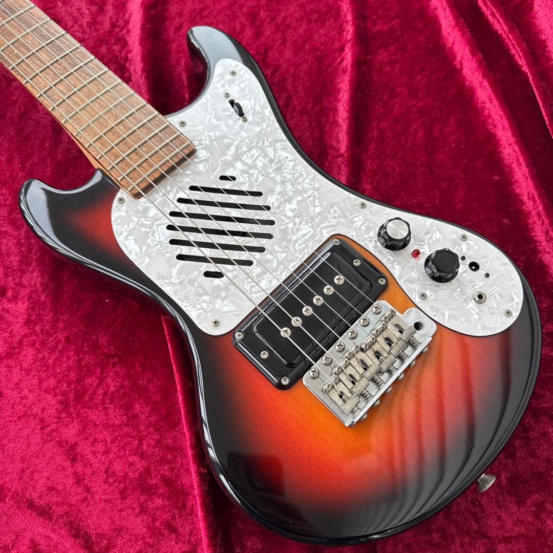 美品 メンテ済 Marine Rider アンプ内蔵ミニギター フジゲン製