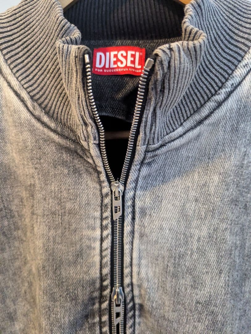 DIESEL 有名人着用モデル グレン期オーバルDロゴデニムブルゾン