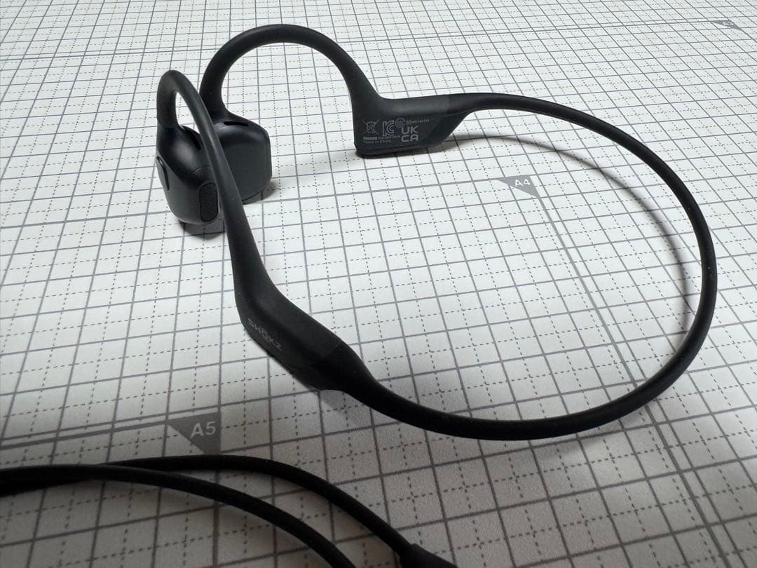 【美品】Shokz OpenRun Pro ブラック 骨伝導イヤホン 完動品