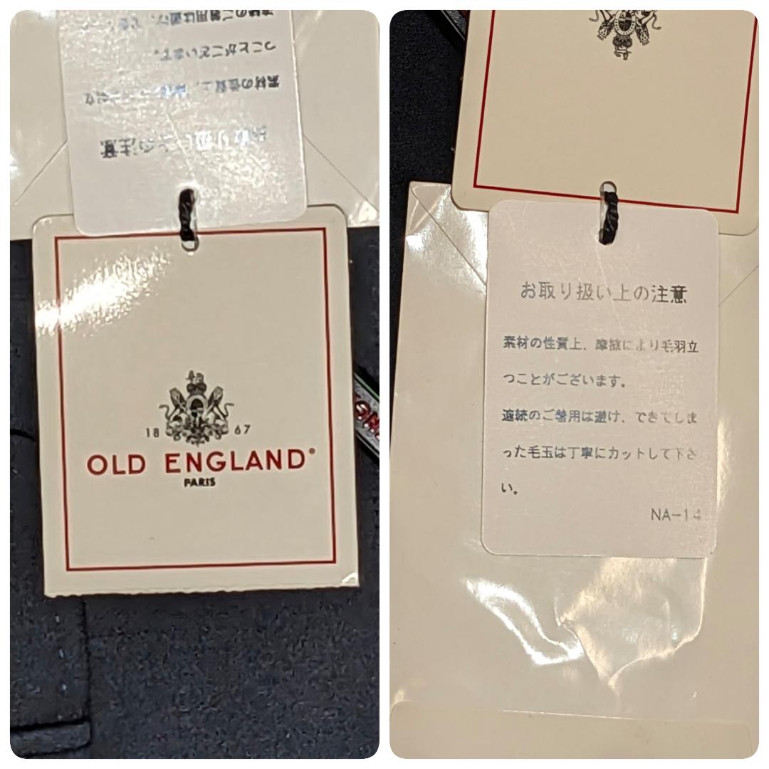 新品 タグ付 OLD ENGLAND 通勤 パンツスーツ 紺 M 36 入学式