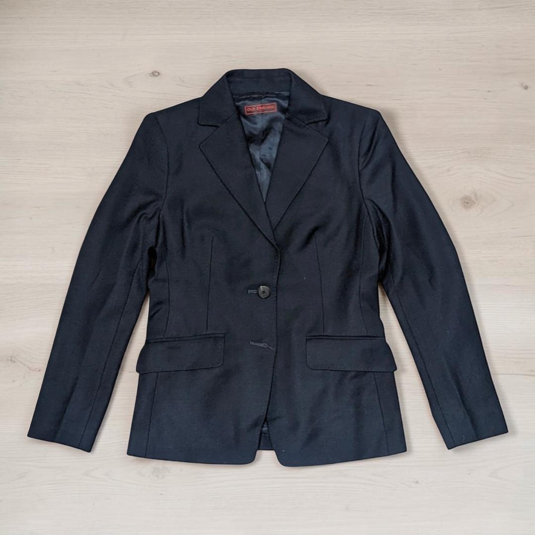 新品 タグ付 OLD ENGLAND 通勤 パンツスーツ 紺 M 36 入学式