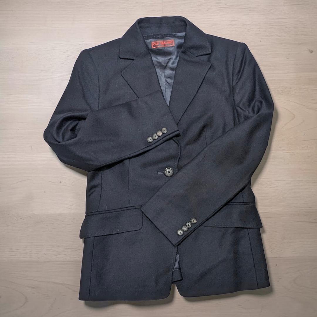 新品 タグ付 OLD ENGLAND 通勤 パンツスーツ 紺 M 36 入学式