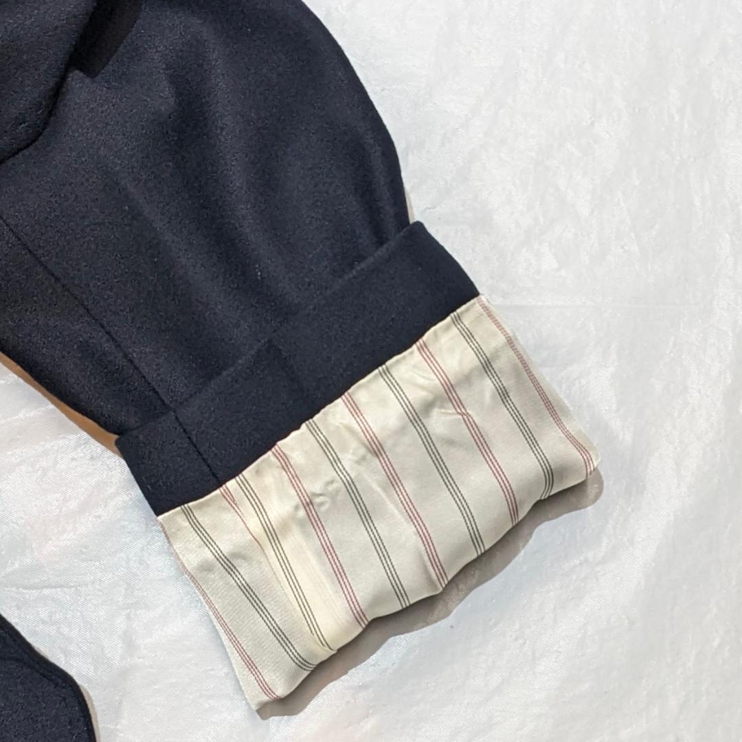 新品 タグ付 OLD ENGLAND 通勤 パンツスーツ 紺 M 36 入学式