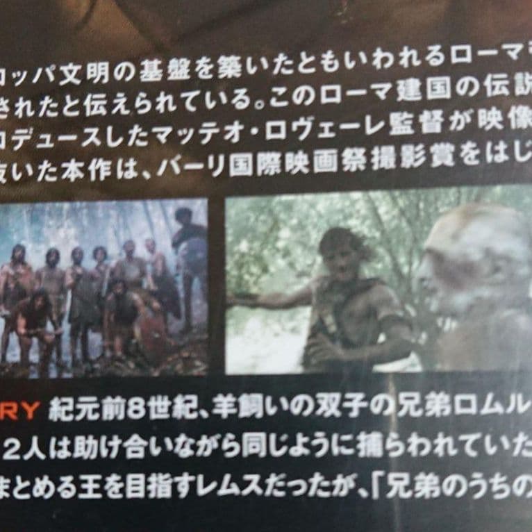 ロムルスとレムス: ザ・ファースト・キングDVDジャケットケース付き