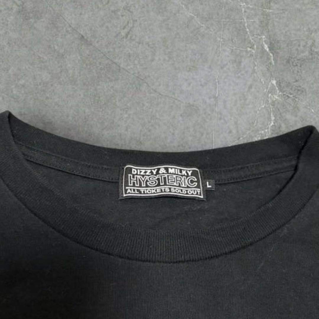 ヒステリックグラマー hysteric ガールプリント Tシャツ 黒