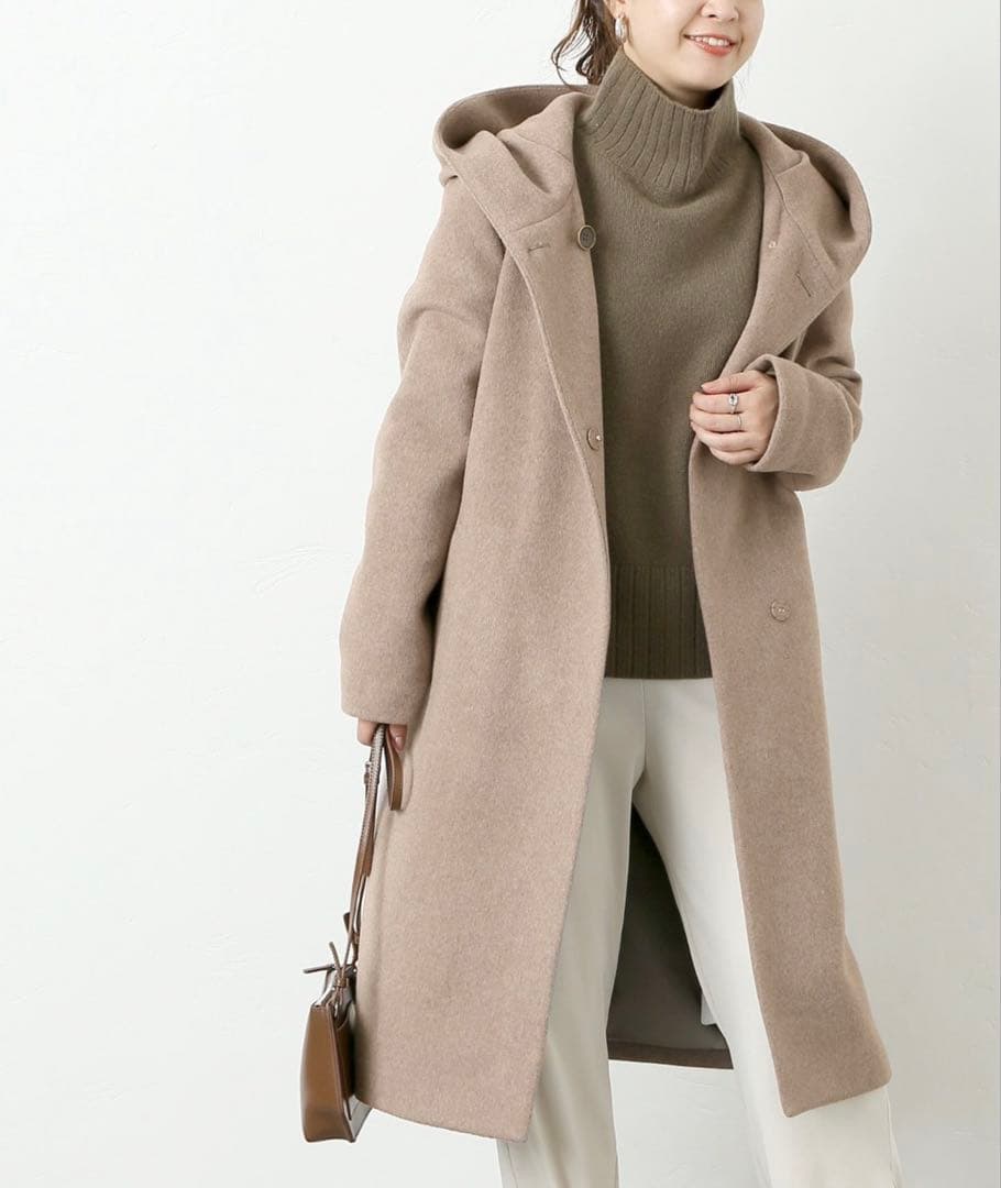 ☆美品☆ジャーナルスタンダード 定価39,600円 フード付きロングコート M