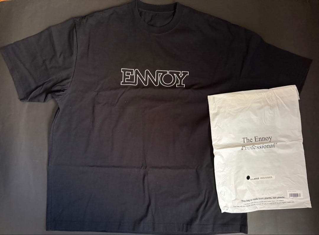 トップス ennoy ELECTRIC LOGO EMB T-SHIRT XL