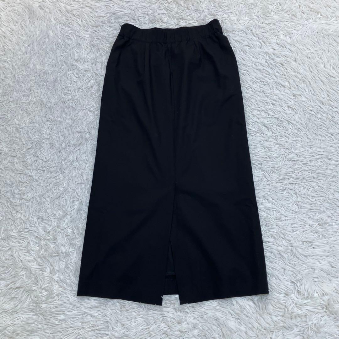 新品 セオリーリュクス ロングスカート Newan Kiela 38 ブラック