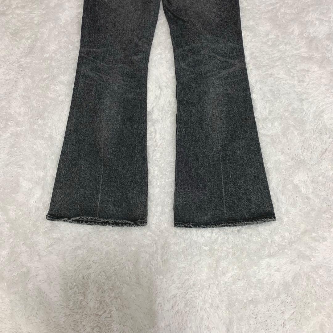 MOUSSY MVS BLACK FLARE ブラックデニム 25inch