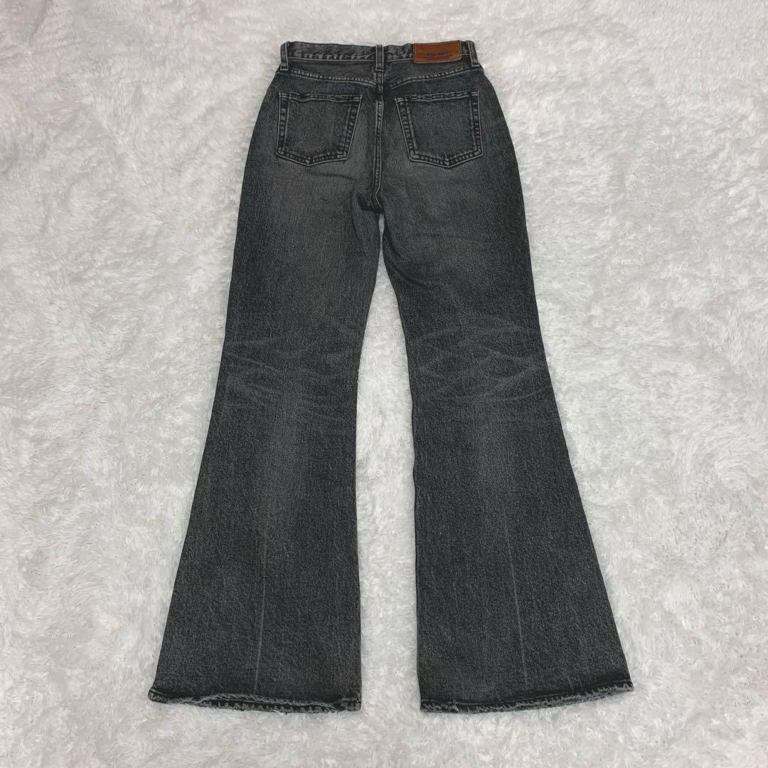 MOUSSY MVS BLACK FLARE ブラックデニム 25inch