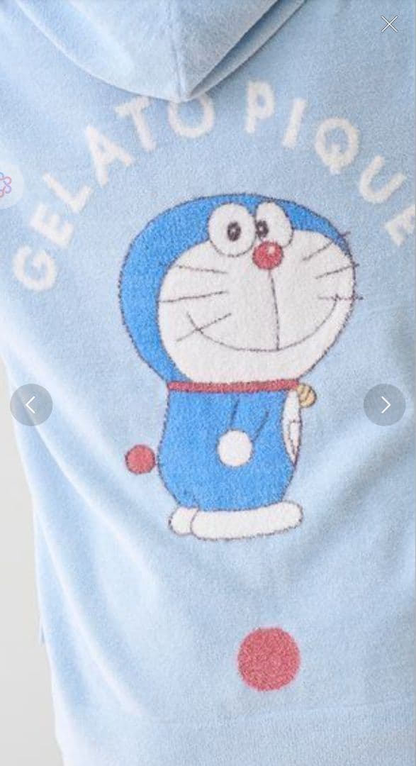 ジェラートピケ　ドラえもん　ジャガードパーカー