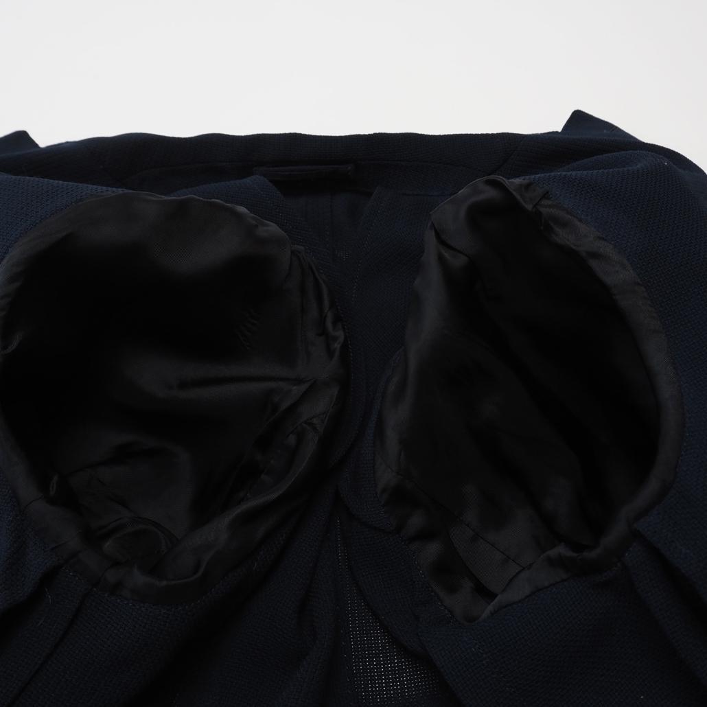 美品 LARDINI ウールホップサック アンコンジャケット JP0526AQ