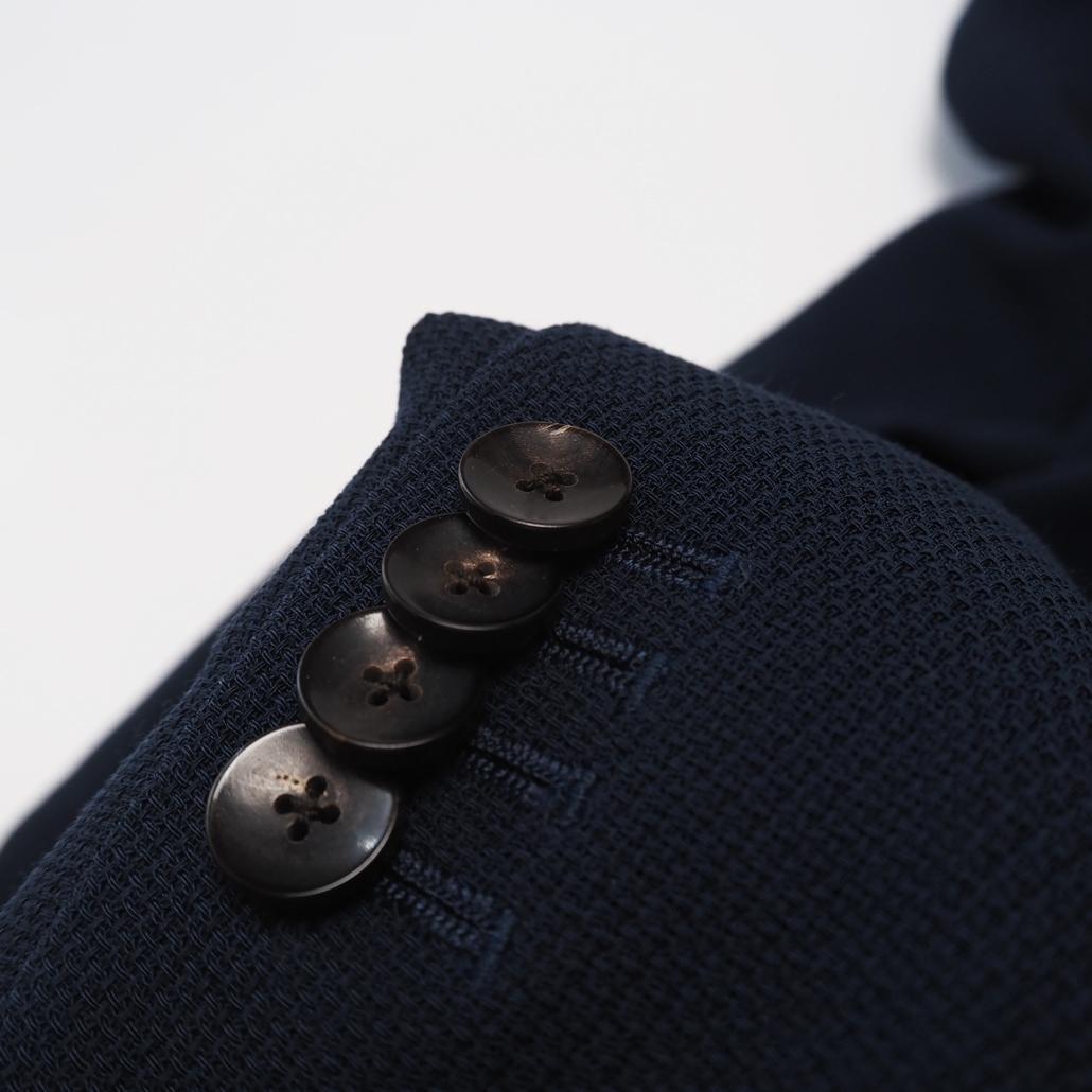 美品 LARDINI ウールホップサック アンコンジャケット JP0526AQ