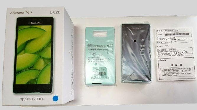 docomo Xi Optimus LIFE L-02E Blue 新品 未開封