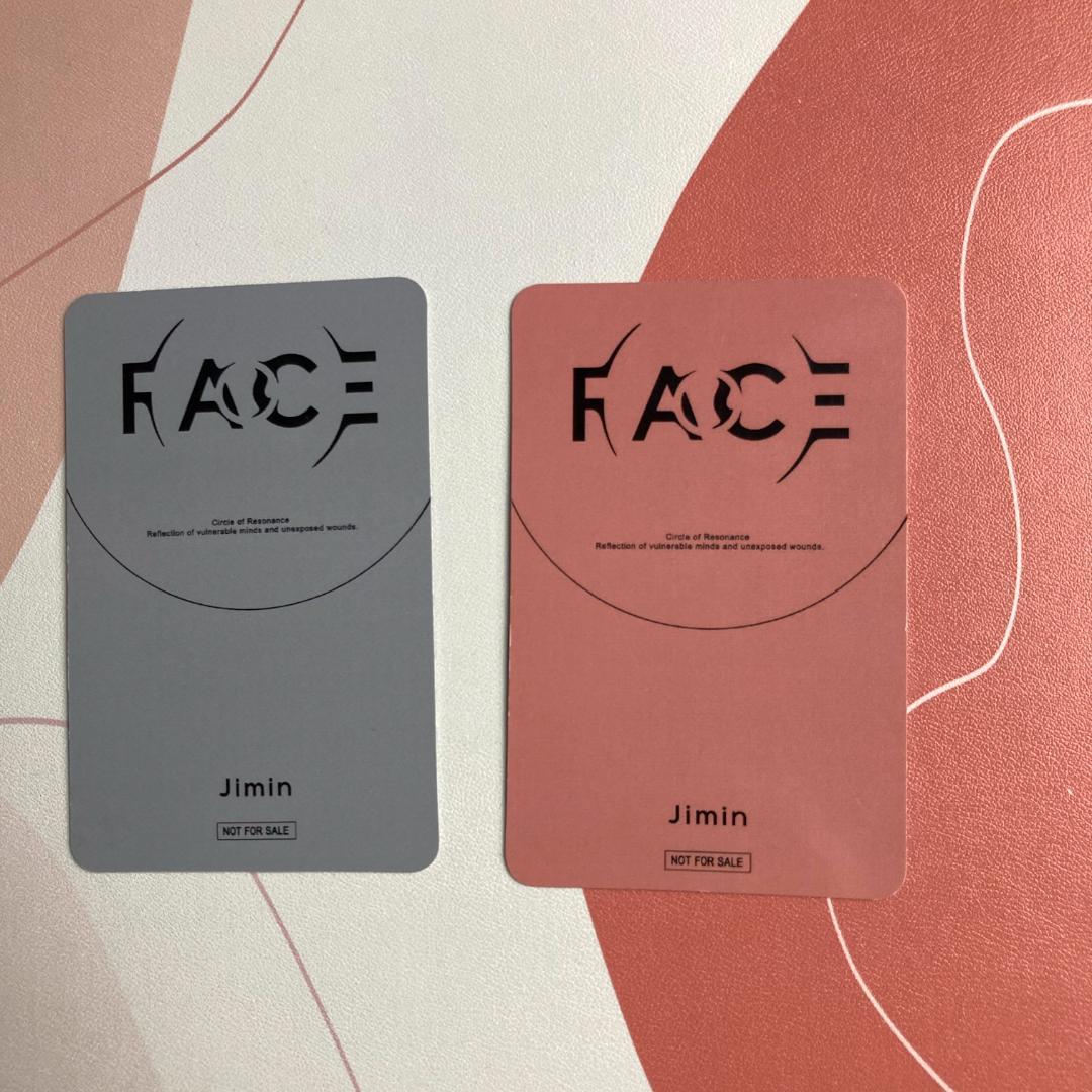防弾少年団 BTS FACE JPFC 当選 JIMIN ジミン トレカ2枚
