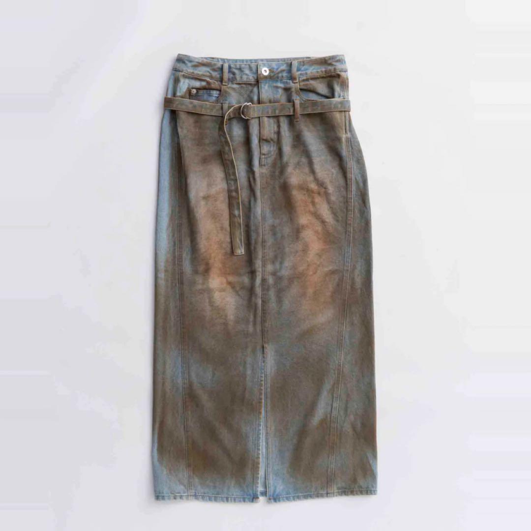 スカート MAISON SPECIAL 2way HighWaist DenimSkirt