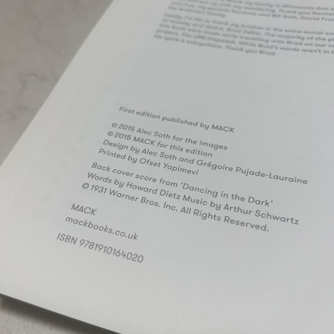 アート・デザイン・音楽 Alec Soth / Songbook
