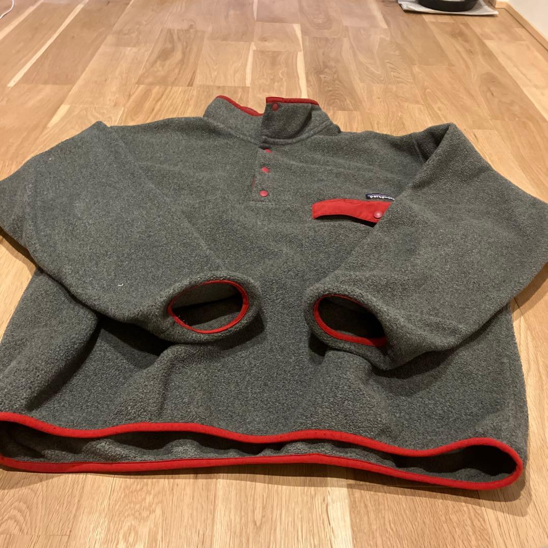 み*。様 patagonia☆パタゴニア☆シンチラスナップT☆フリース☆グレー☆