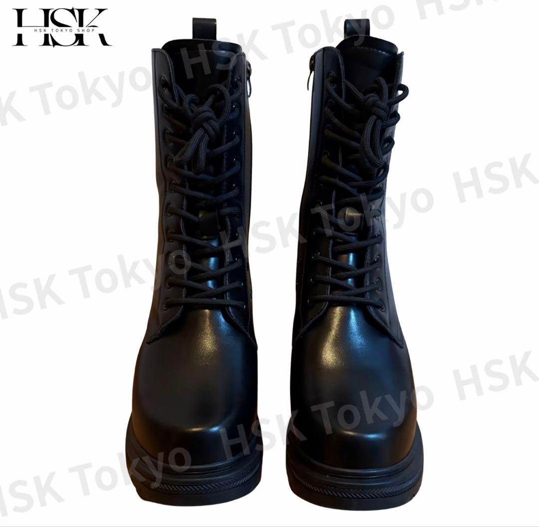 HSKtokyo 厚底ブーツ 17cmアップ Mサイズ