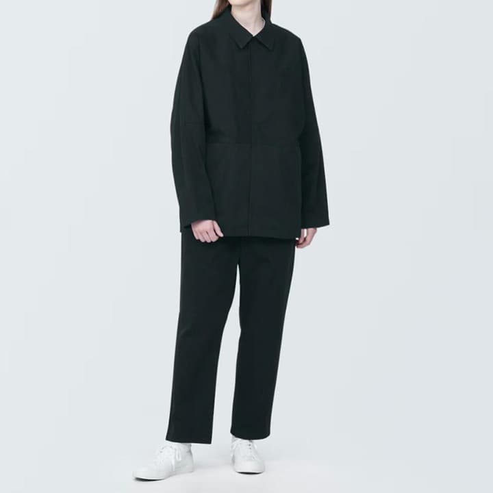 【MUJI Labo ムジラボ】燃えにくい素材を使ったジャケット（ブラック）