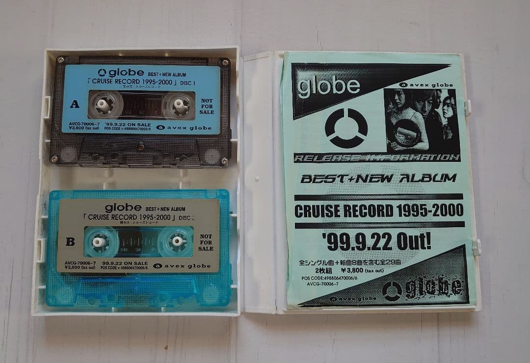 非売品カセット globe / CRUISE RECORD 1995-2000