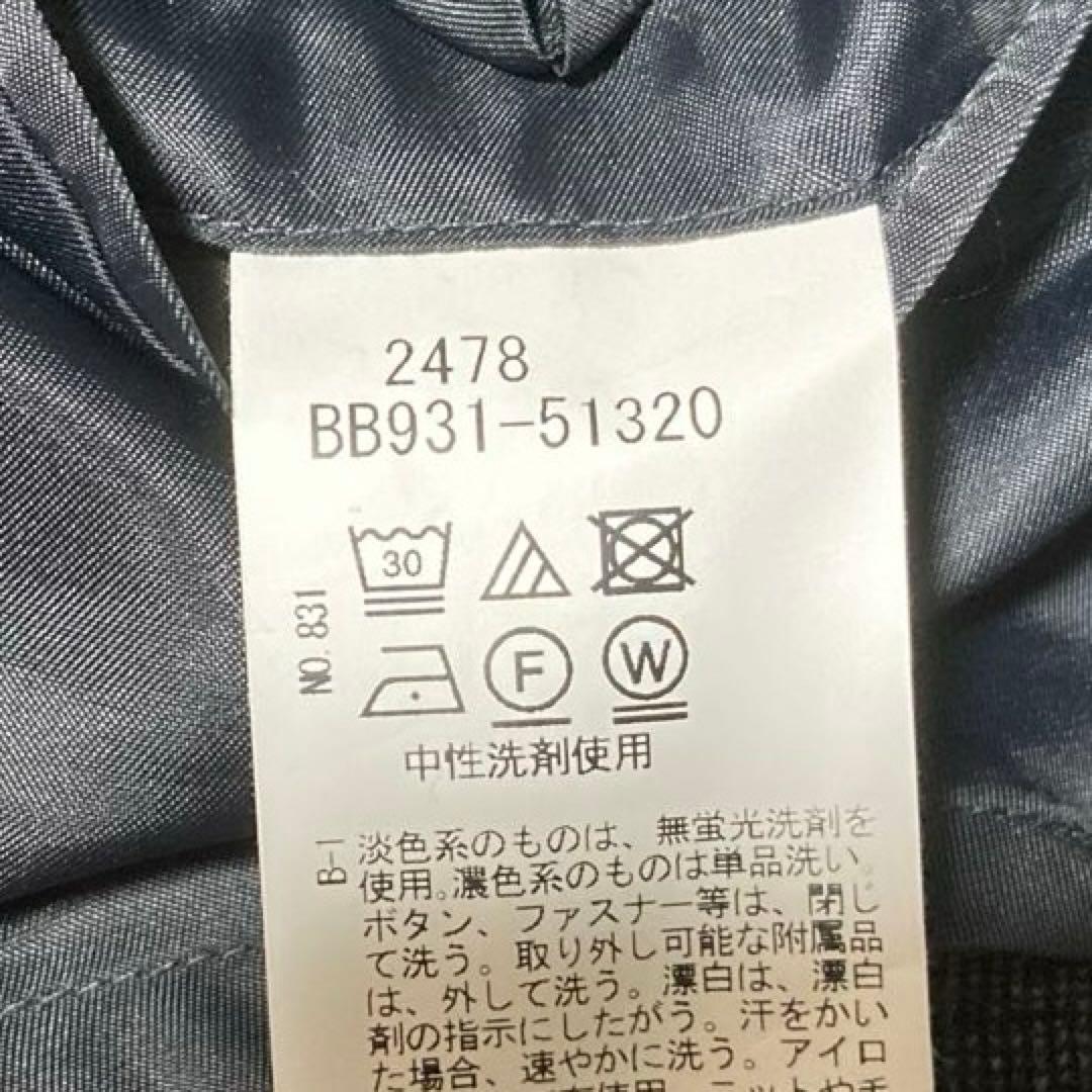 極美品 タケオキクチ 定価4.4万 ダウンファブリック スタンドカラーブルゾン