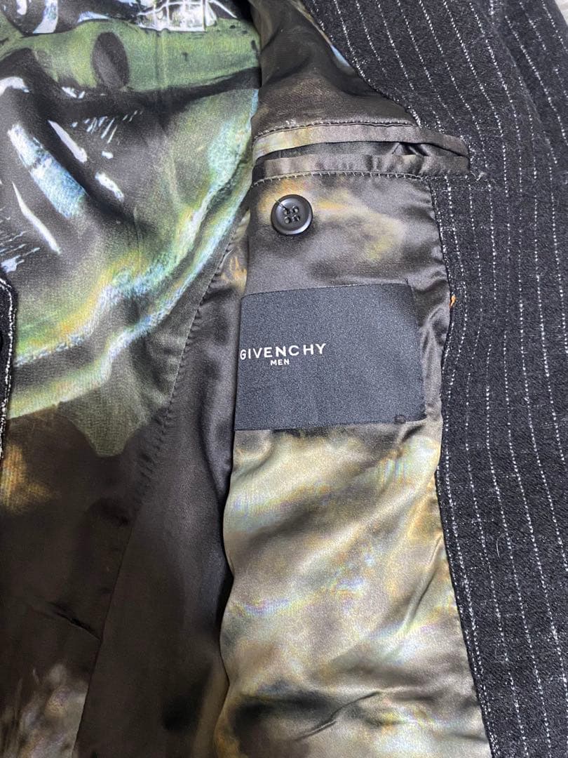 GIVENCHY ジェンドルマンテーラード ジャケット ストライプ 希少デザイン