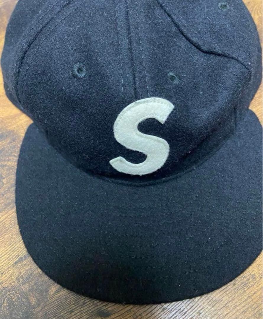 supreme キャップ【美品】Sロゴ