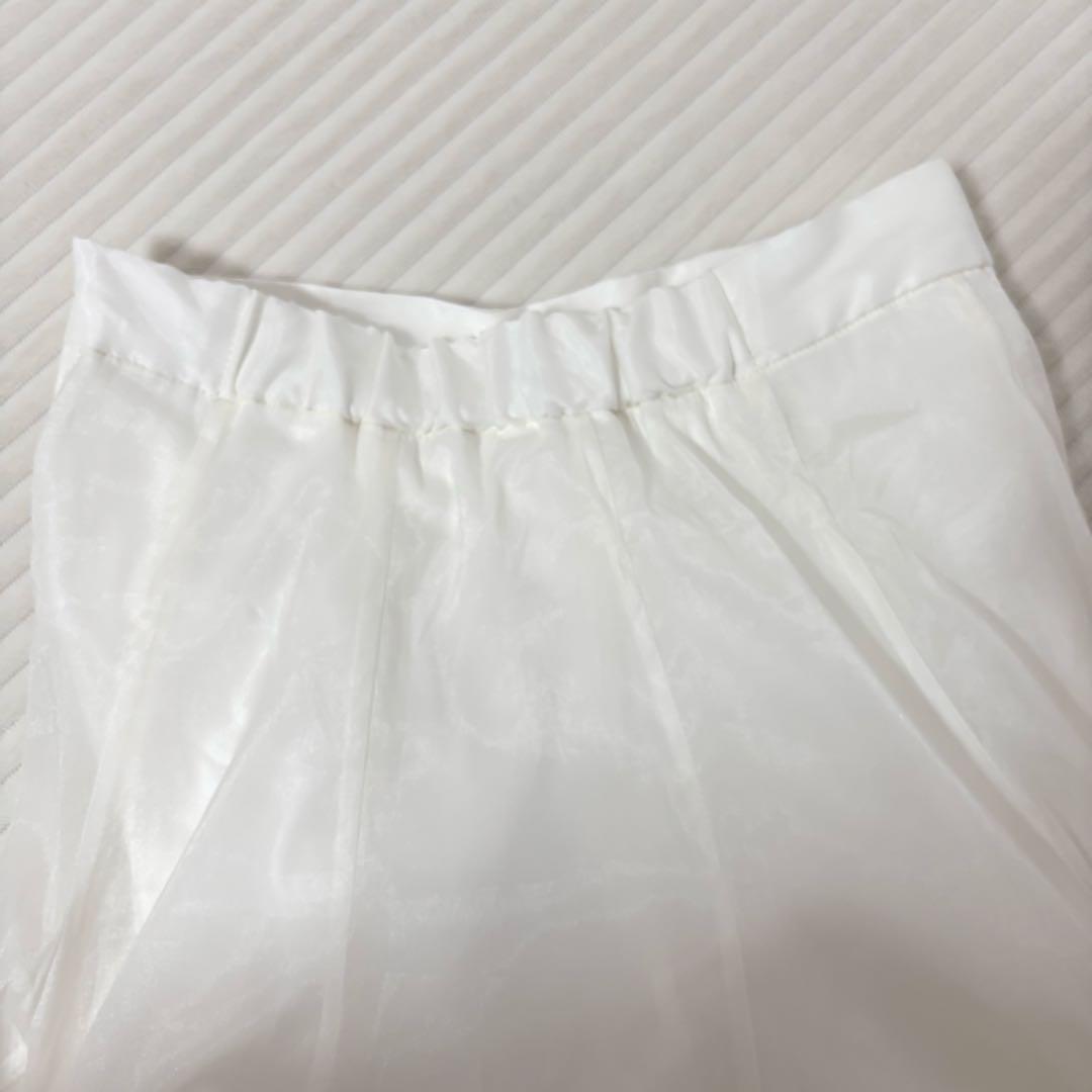 JENNE リッチボリュームオーガンジースカート 完売モデル 白 春夏