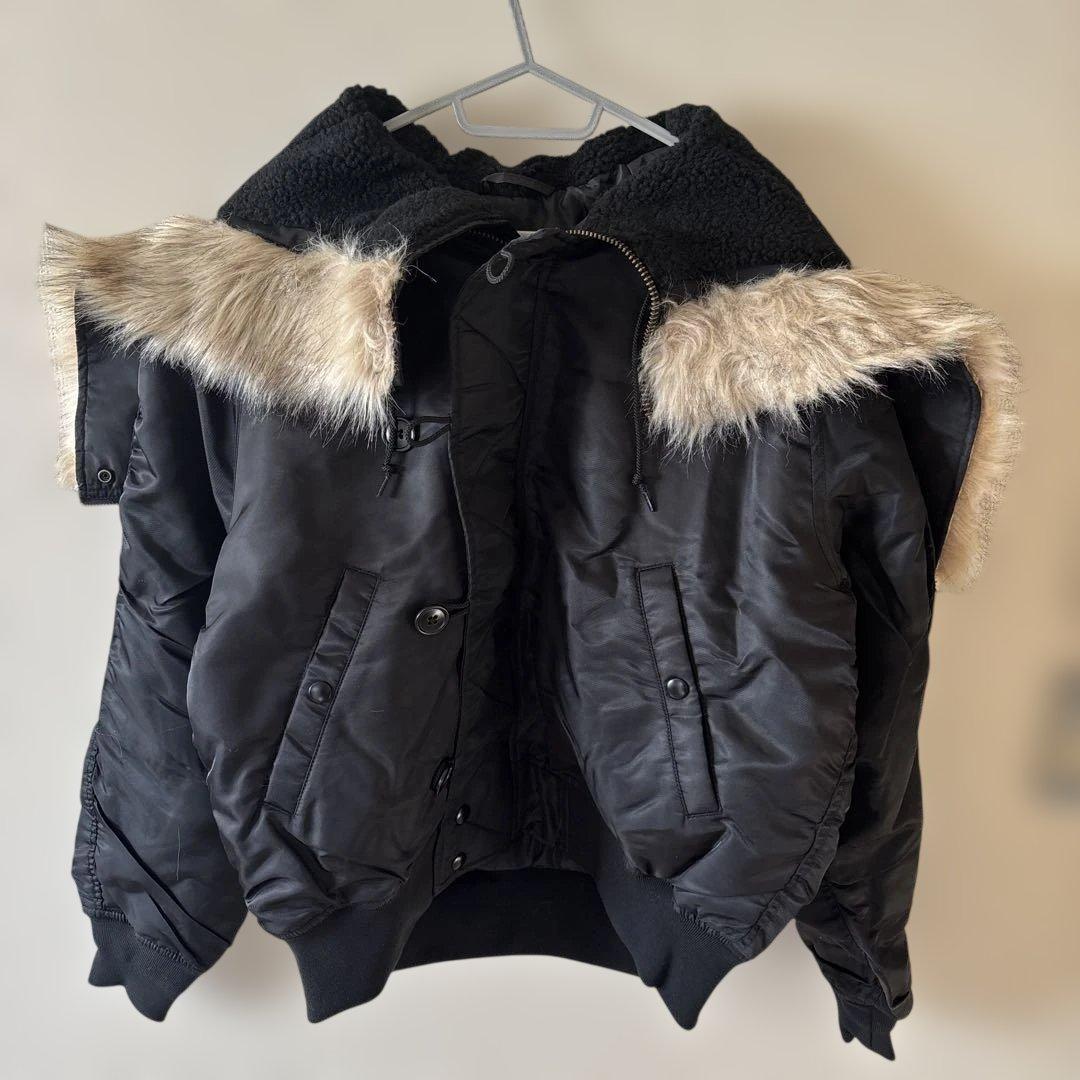 ジャケット・アウター military type N2B flight jacket black