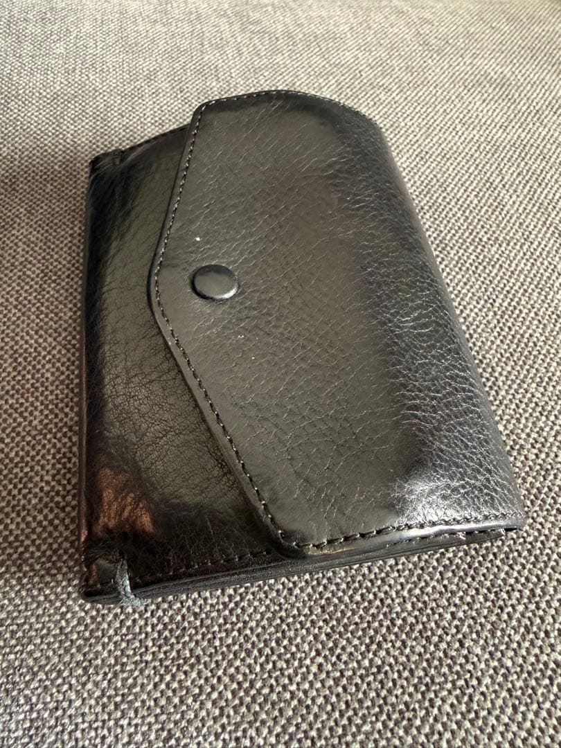 ARTS&SCIENCE 4Poket purse mini 黒　財布　箔押し