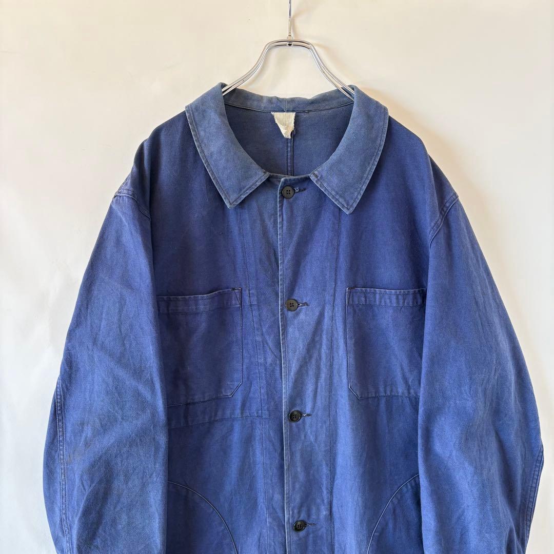 60s〜70s ヴィンテージ フレンチ ワークコート ユーロ ビンテージ 古着