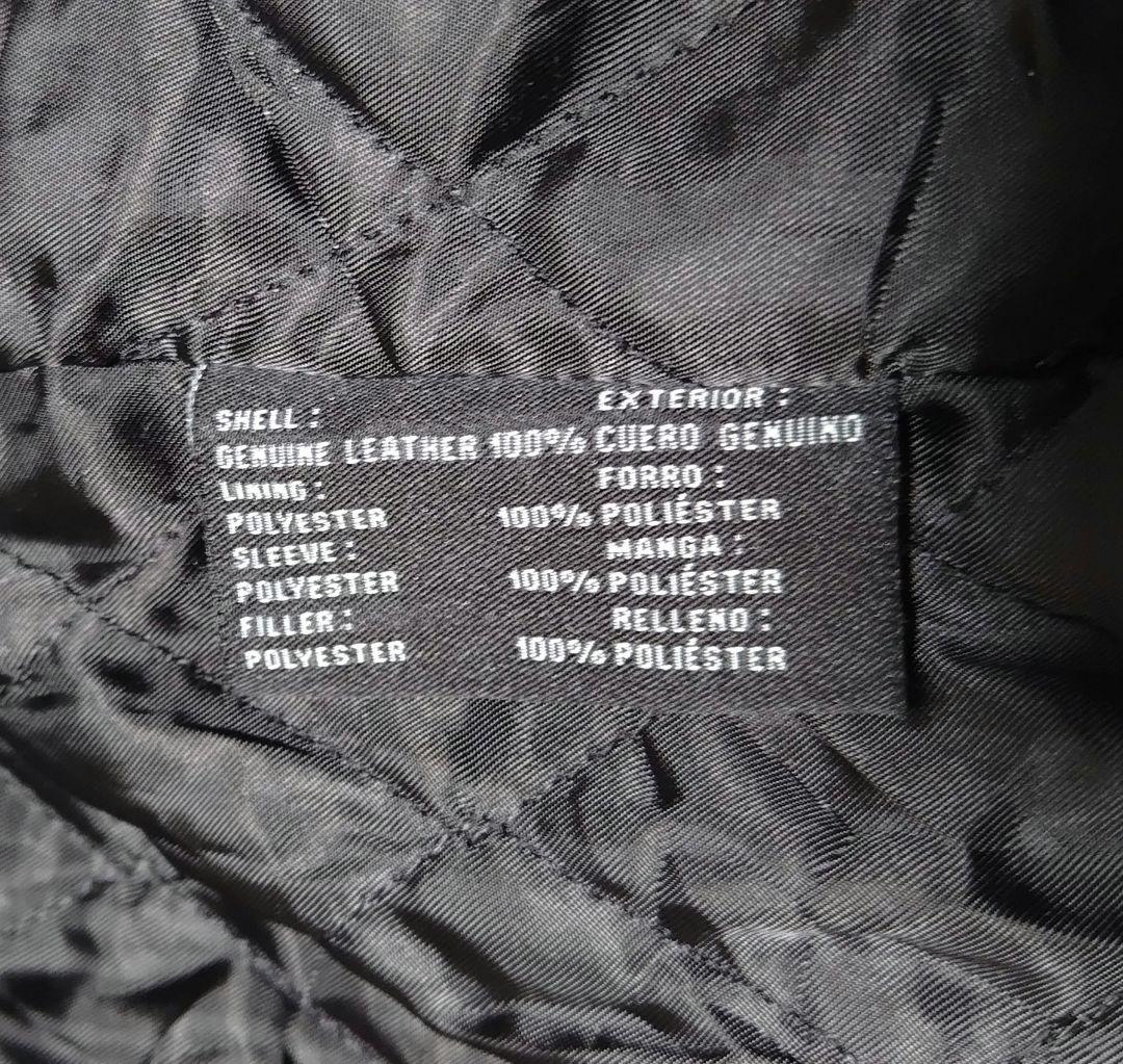 j*i様 DOCKERS ブラックレザージャケット XL　LEVI'S