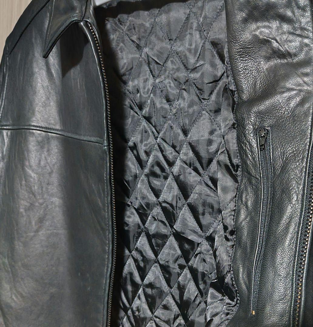 j*i様 DOCKERS ブラックレザージャケット XL　LEVI'S